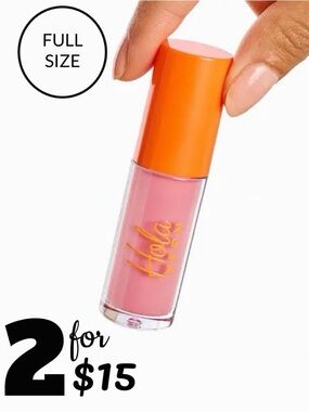 🟢[hola neon] BNIB FULL-SIZE Lip Drip Tinted Lip Oil in “Gloss Me”